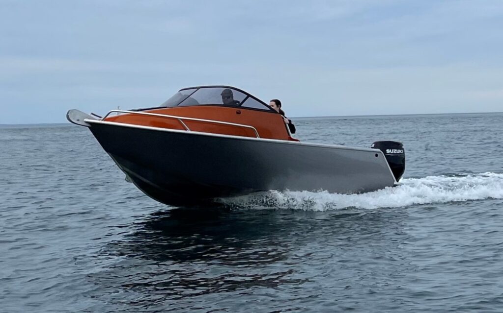 Image Boats New Zealand Elite Open Top Orange Boat