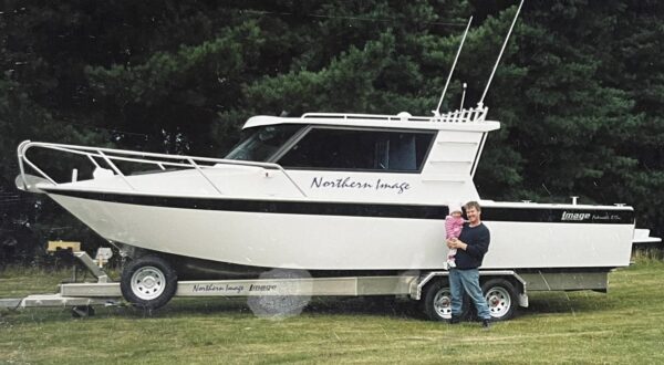 Image Boats NZ Northern Image boat on trailer