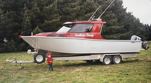 Image Boats NZ Southern Image boat on trailer