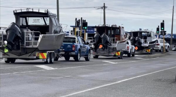 Image Boats NZ boats on trailer off to boat show