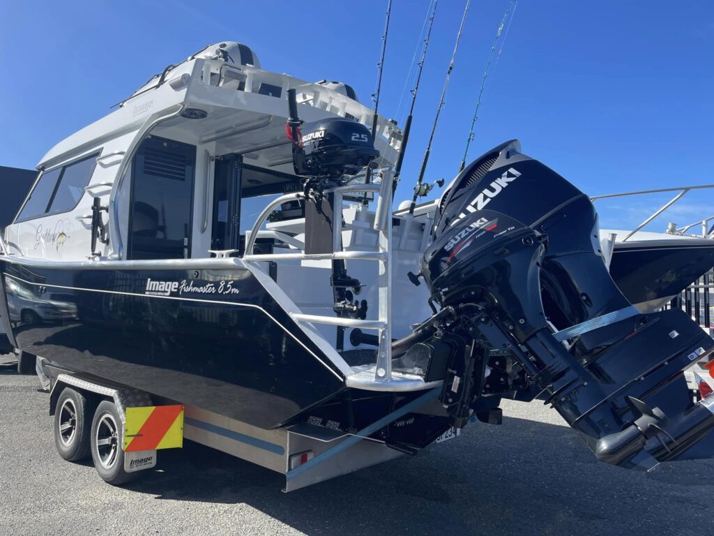 Image Boats NZ 8.5m Fishmaster Gratitude ready to travel