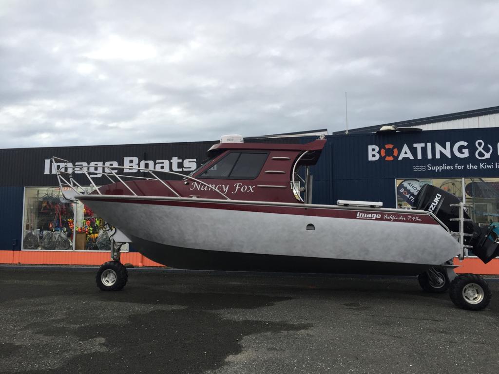 Image Boats NZ Amphibious in front of shop